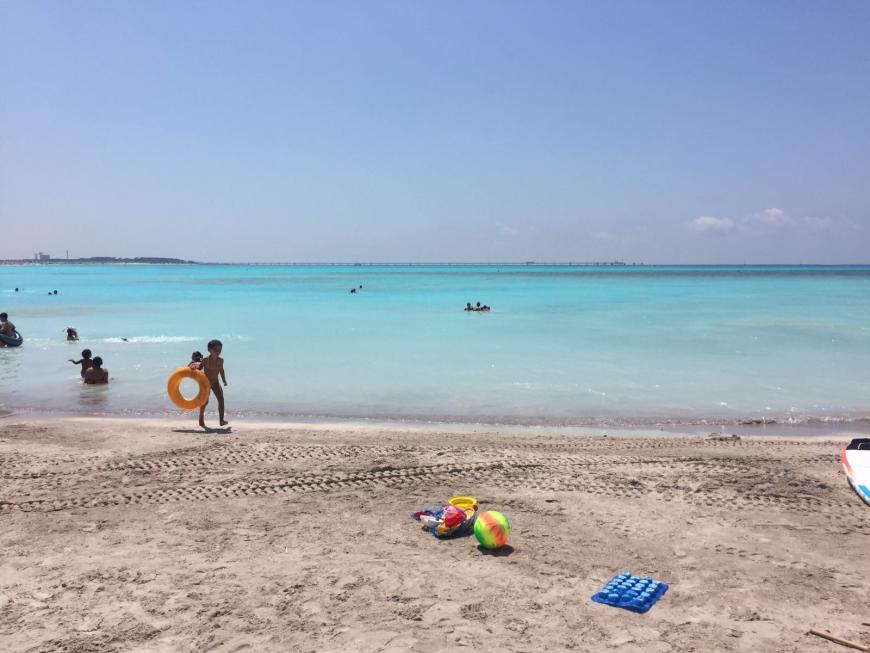 Karibik? NEIN - das ist tatsächlich das Meer in der Toskana! Das Wasser am Strand von Spiagge Bianche ist einfach unglaublich schön. Da braucht man tatsächlich nicht in die Karibik fliegen...