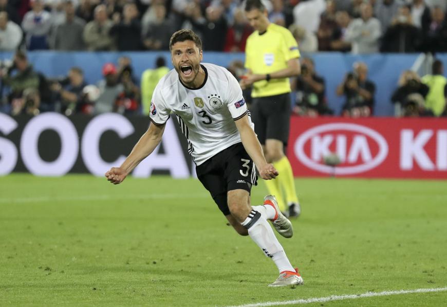 Jonas Hector war der Glücksschütze im Viertelfinale Deutschland gegen Italien.