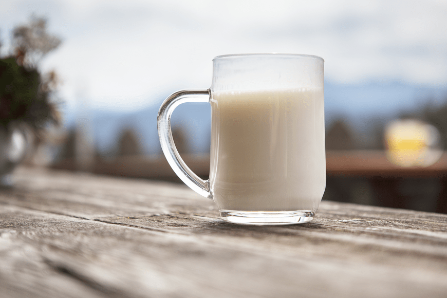 Buttermilch ist der Fit-Drink voller Mineralien und Vitamine.