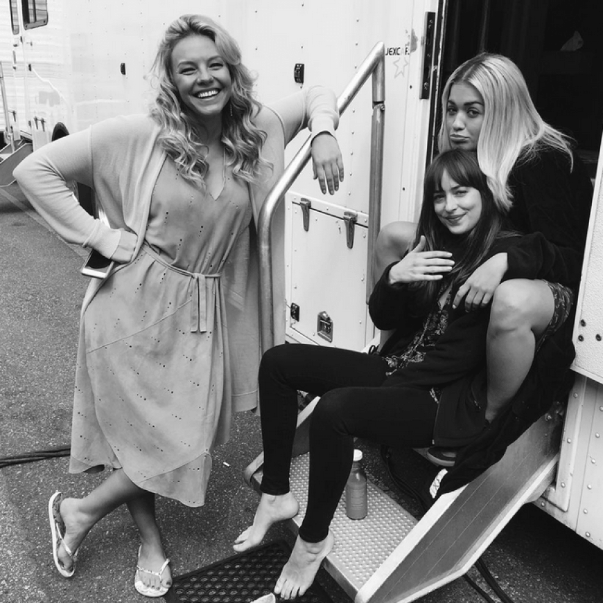 Dakota Johnson, Rita Ora und Eloise Mumford am
