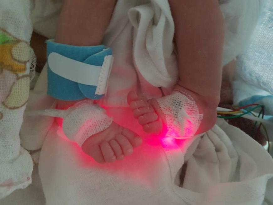 Noch werden die Frühchen in der Klinik überwacht.