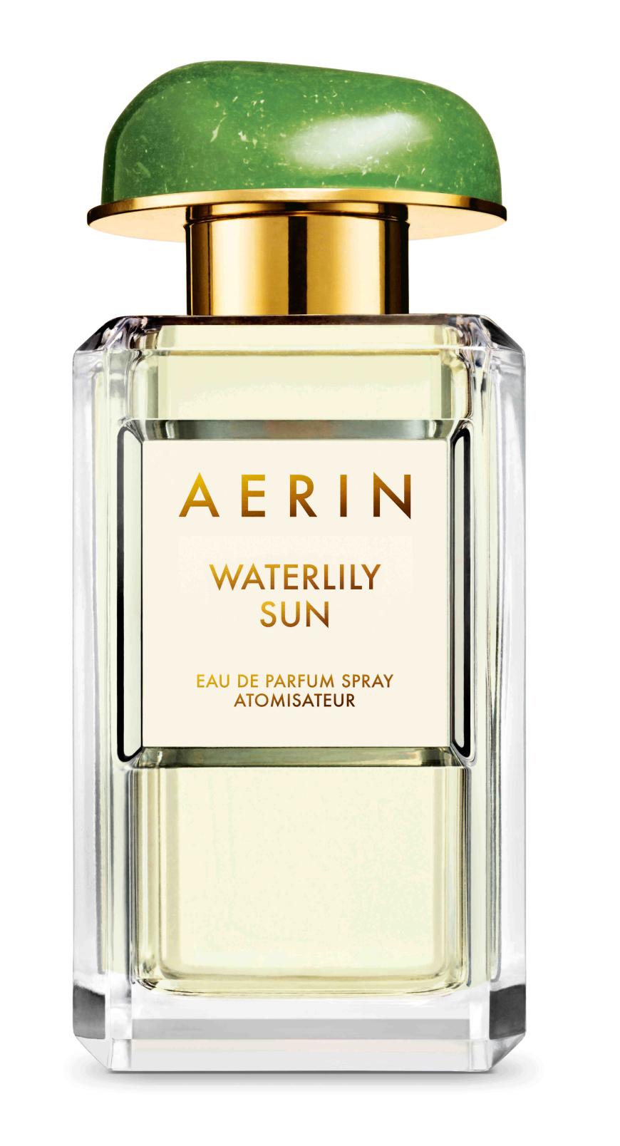 LIEBLICH, BLUMIG, MIT WASSERLILIEN-AKKORDEN: „Waterlily Sun“ von Aerin, ca. 96 Euro, 50 ml, EdP