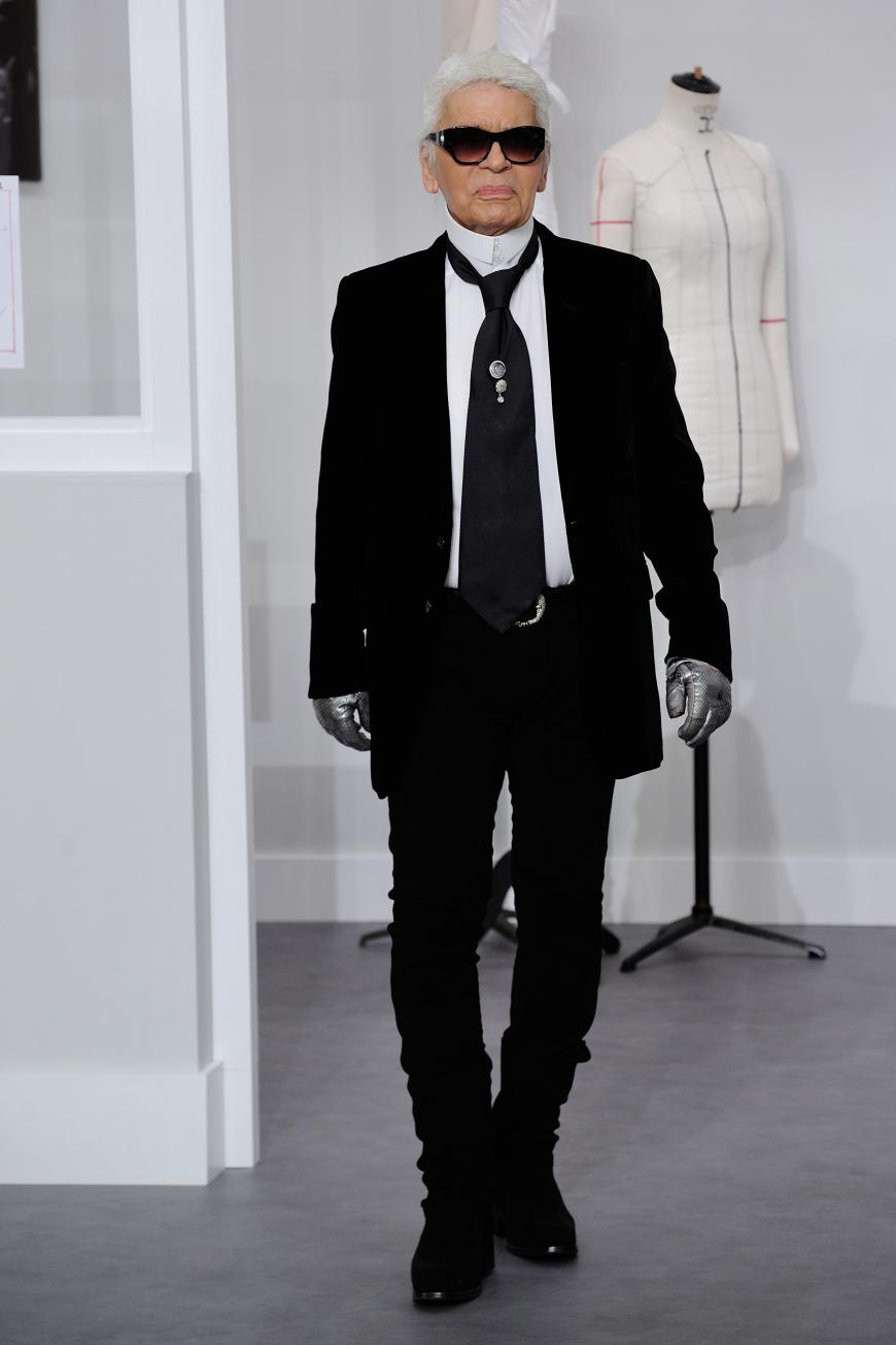 Altmeister Karl Lagerfeld zeigte mal wieder im Grand Palais...