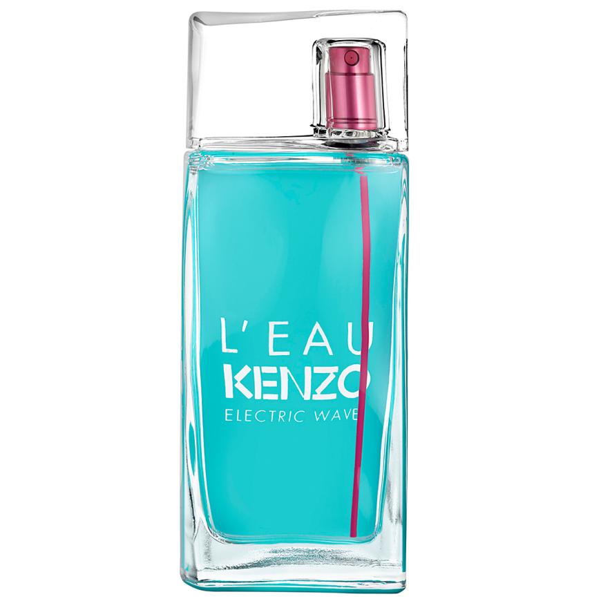 MINZE UND GRÜNER APFEL SIND SPRITZIG: „L’Eau Kenzo Electric Wave“ von Kenzo, ca. 49 Euro, 50 ml, EdT