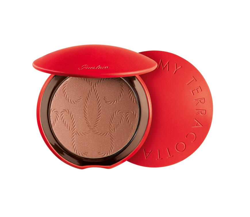 Für einen frischen Teint: „My Terracotta“-Bronzer von Guerlain, ca. 50 Euro, limitiert