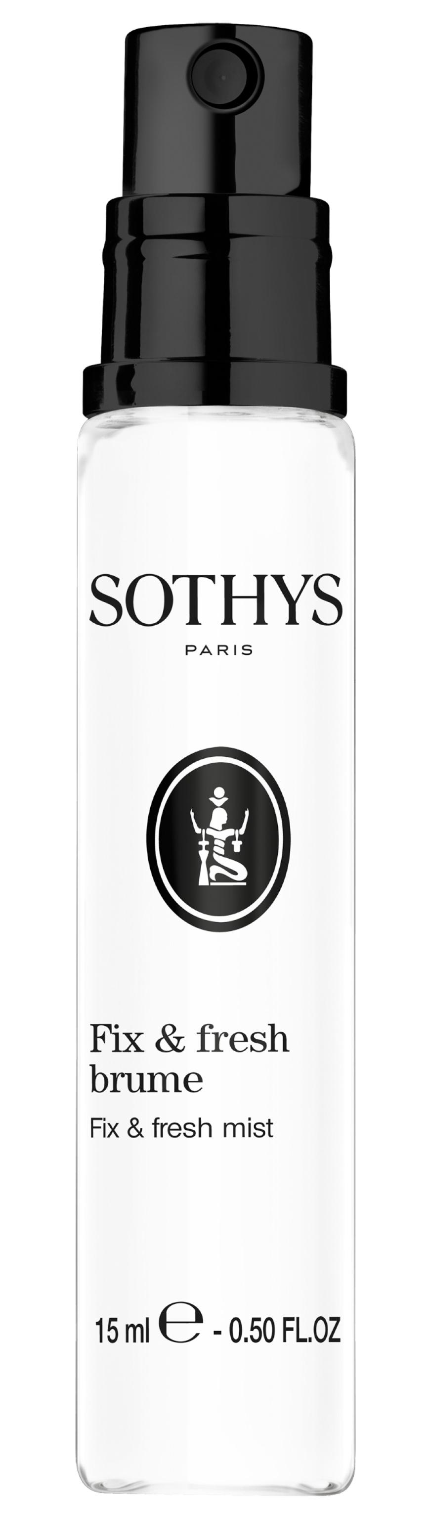 Erfrischt den Teint und fixiert das Make-up: „Fix & Frisch“-Spray von Sothys, ca. 13 Euro