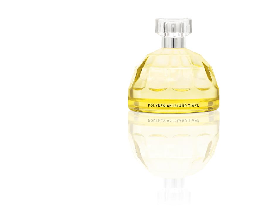 TIARÉ-BLÜTEN, YLANG-YLANG UND KOKOS: „Polynesian Island Tiaré“ von The Body Shop, ca. 25 Euro, 50 ml, EdT