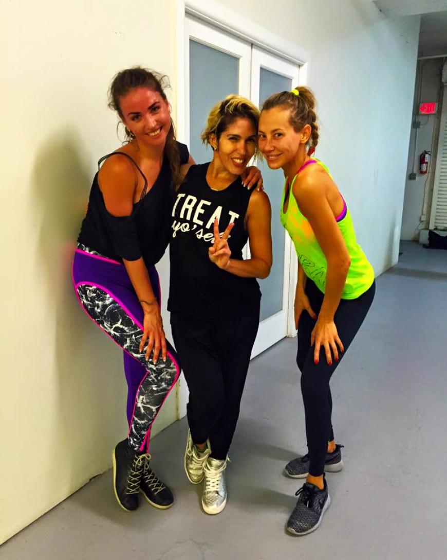 Alessandra Meyer-Wölden hat Zumba für sich entdeckt und trainiert in Miami dreimal die Woche.