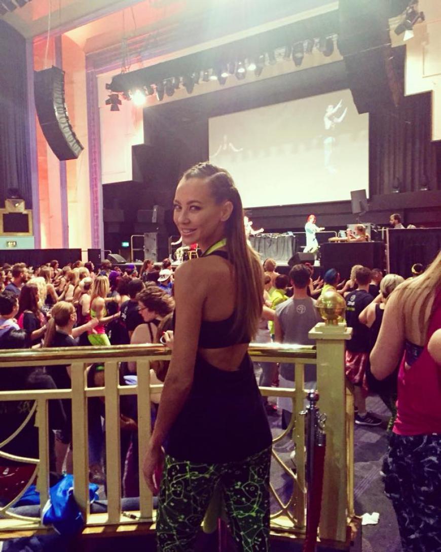 Am 2. Juli besuchte Alessandra Meyer-Wölden die Zumba Academy in London.