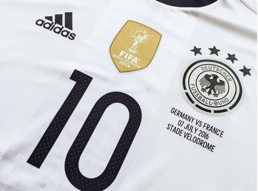 Das Trikot unserer deutschen Nationalmannschaft für das heutige Halbfinale gegen Frankreich.