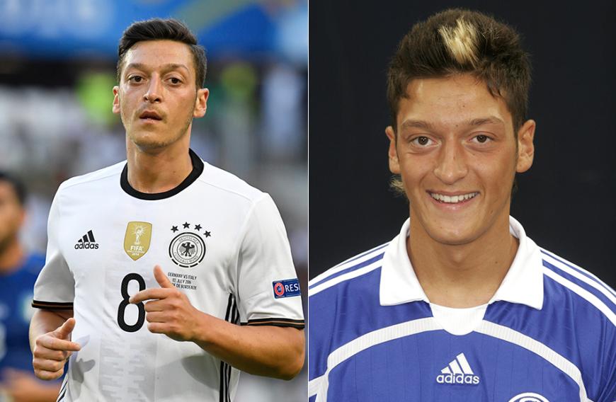 Zwar hatte Mesut Özil 2007 beim FC Schalke 04 noch ein charmantes Lächeln drauf, doch die Frisur mit der