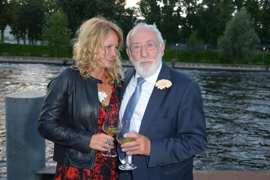 Dieter Hallervorden und seine neue Freundin Christiane Zander beim Berliner Produzentenfest. Sie stellte gegenüber OK! klar: