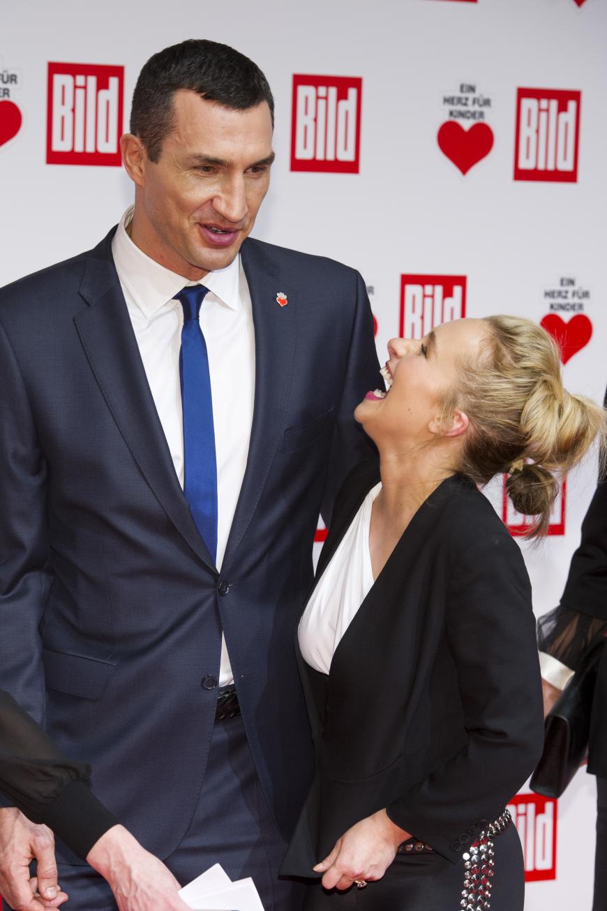 Über die Trennungsgerüchte können Wladimir Klitschko und Hayden Panettiere nur lachen.