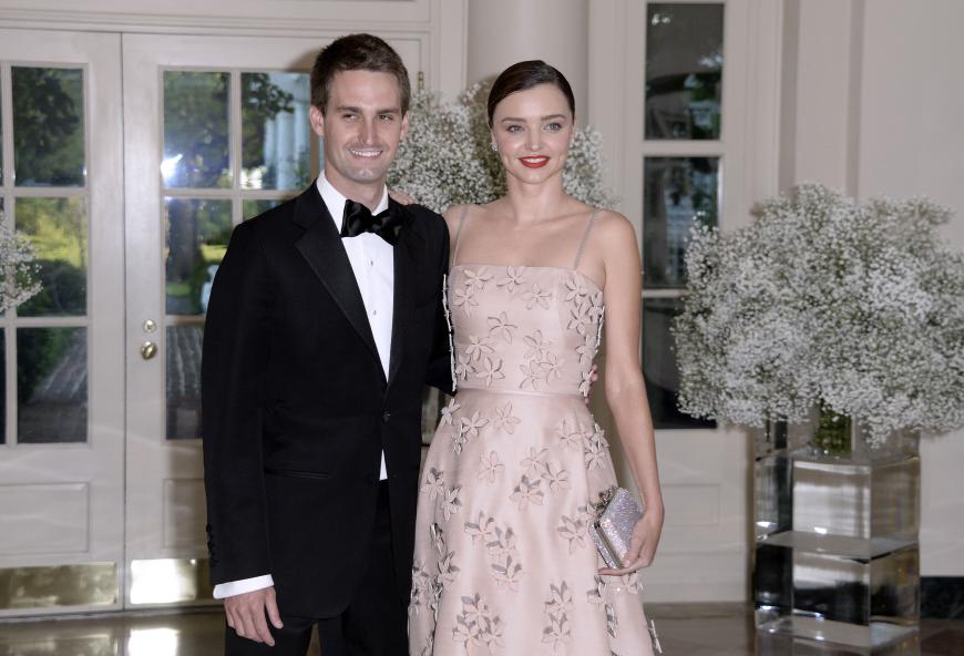 Supermodel Miranda Kerr kann sich vorstellen, ihren Boyfriend Evan Spiegel zu heiraten. Die beiden sind seit einem Jahr ein Paar.