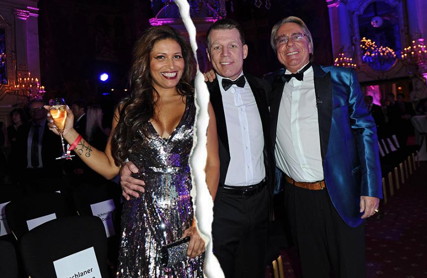 Aus und vorbei: Patricia Blanco mit ihren beiden Ex-Partnern Axel Kahn und Björn Lefnaer (r.)