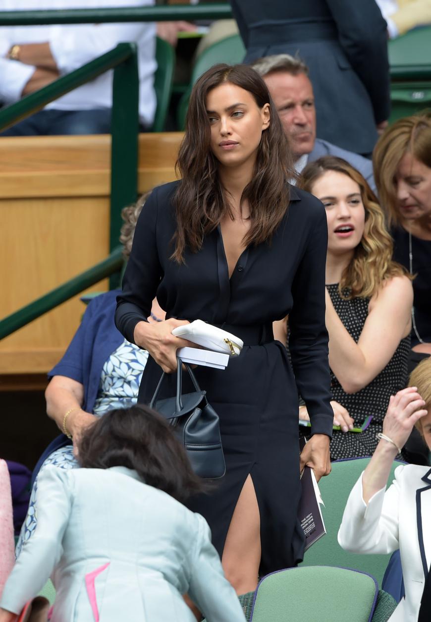 Natürlich kam Bradley nicht ohne seine schöne Freundin Irina Shayk.