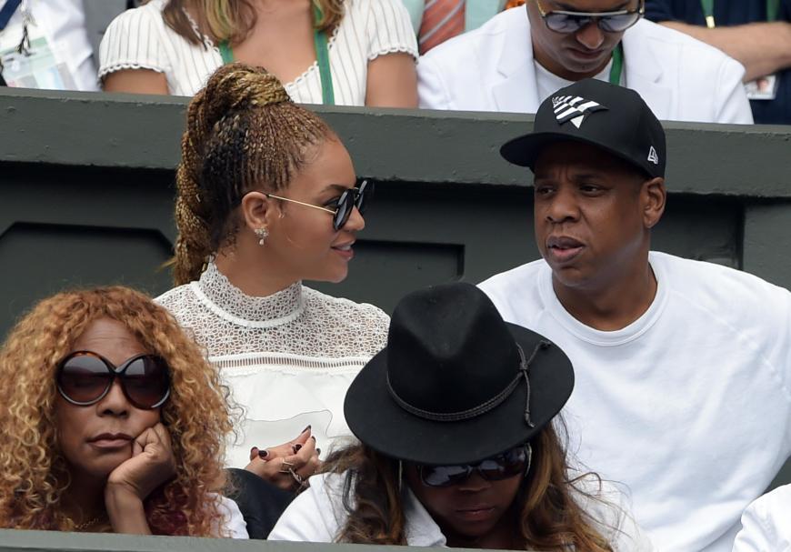 Auch Ehemann Jay-Z war dabei.
