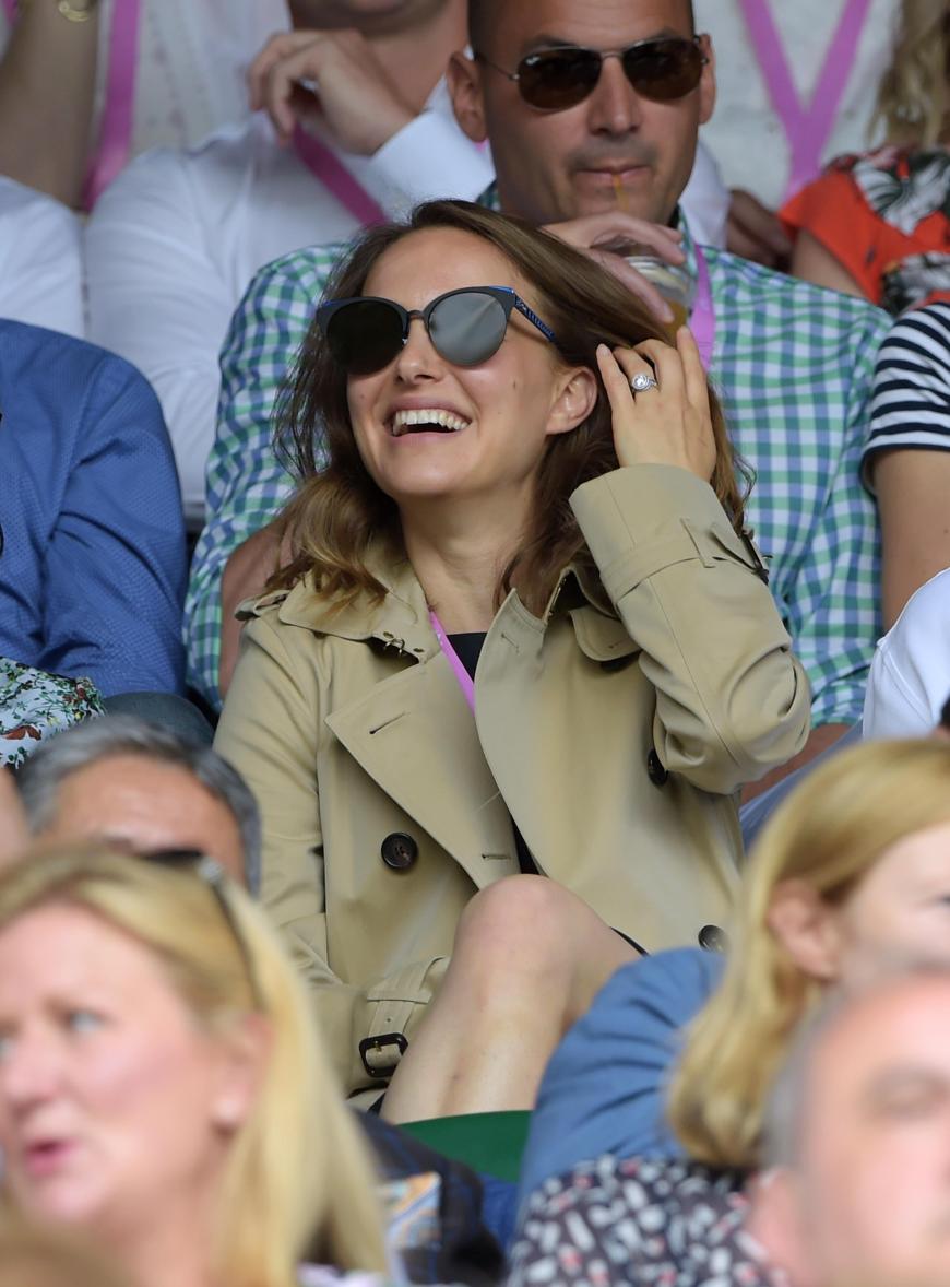 Nathalie Portman hatte offensichtlich eine Menge Spaß beim Frauen-Finale.