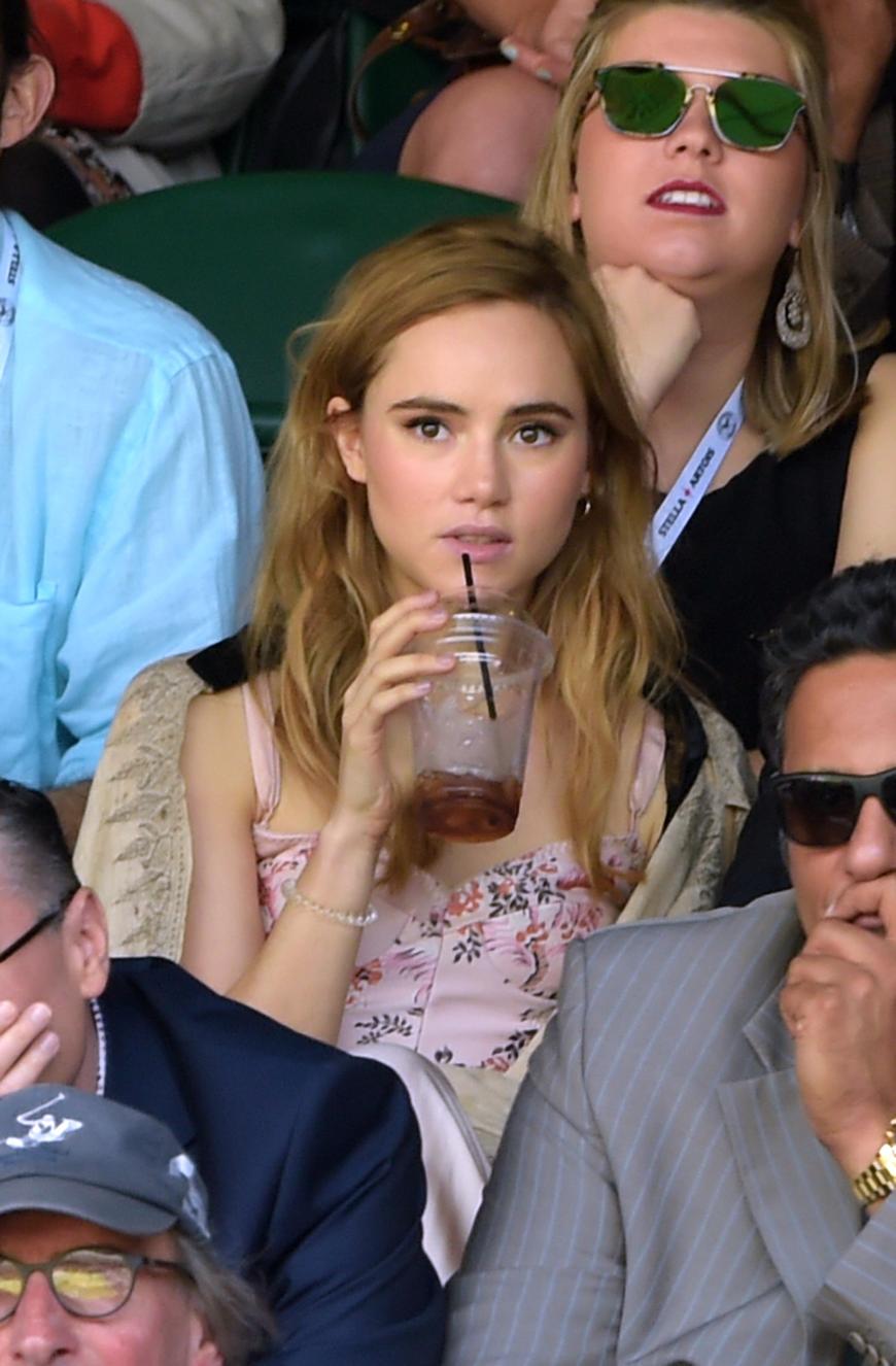 Model Suki Waterhouse beim Match von Andy Murray
