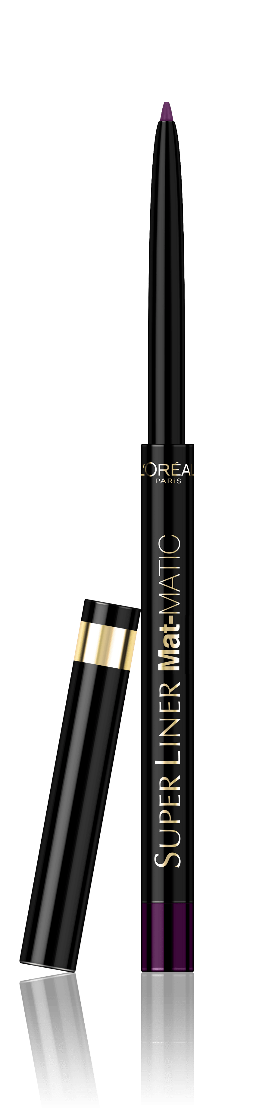 Pflaume: „Paris Superliner Mat-Matic“ von L’Oréal Paris, Nr. 02, ca. 6 Euro