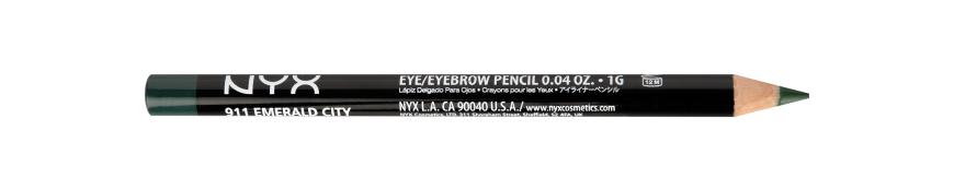 Für hellbraune Augen: „Slim Eye Pencil“ von NYX, in „Emerald City“, ca. 3 Euro, bei Douglas