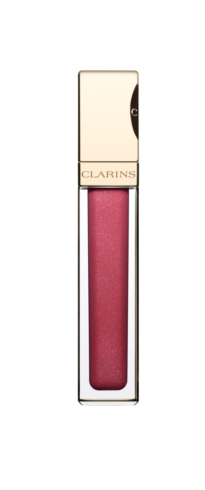 MIT UV-SCHUTZ „Gloss Prodige“ von Clarins, in „Raspberry“, ca. 21 Euro