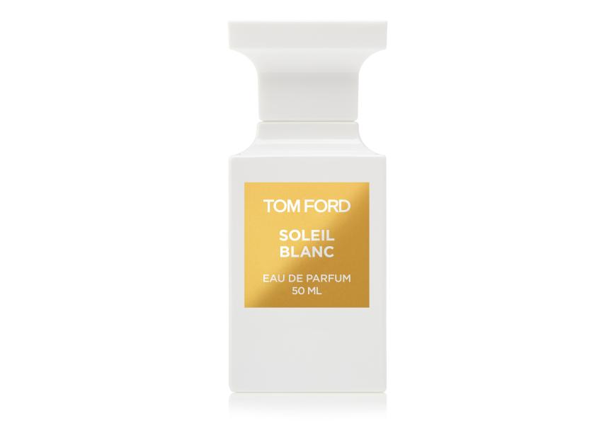 „Soleil Blanc“ von Tom Ford, mit Pistazie und Tonkabohne, 50 ml, EdP, ca. 195 Euro