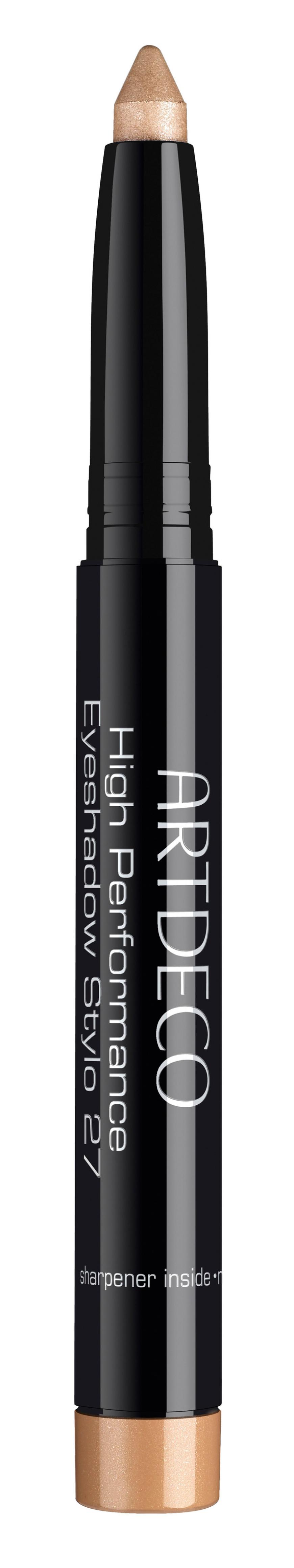 „High Performance Eyeshadow Stylo“ von Artdeco, in „Soft Golden Rush“, ca. 12 Euro