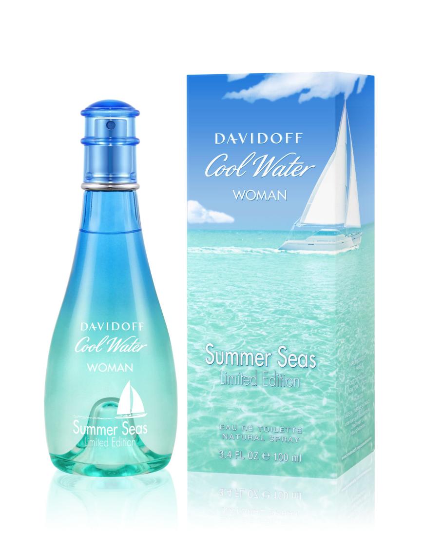 „Cool Water Woman Summer Seas“ von Davidoff, mit Melone und Iriswurzel, 125 ml, EdT, ca. 46 Euro