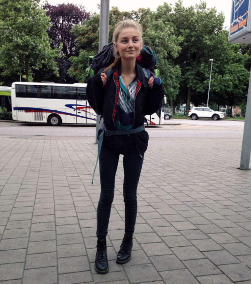 Julia Wulf wirkt auf diesem Foto extrem dünn!