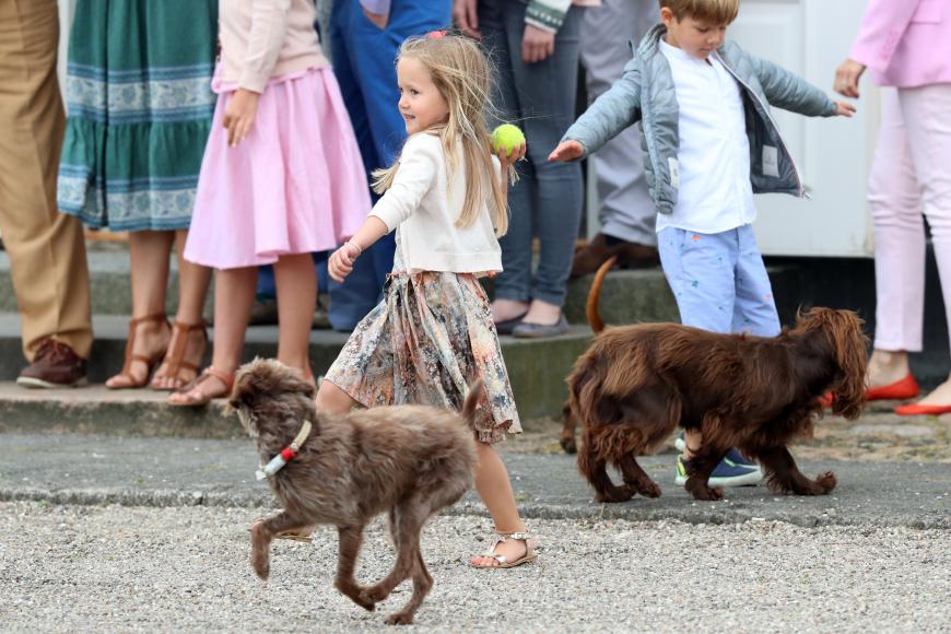 Besonders die fünfjährige Josephine entpuppte sich als kleiner Wirbelwind.