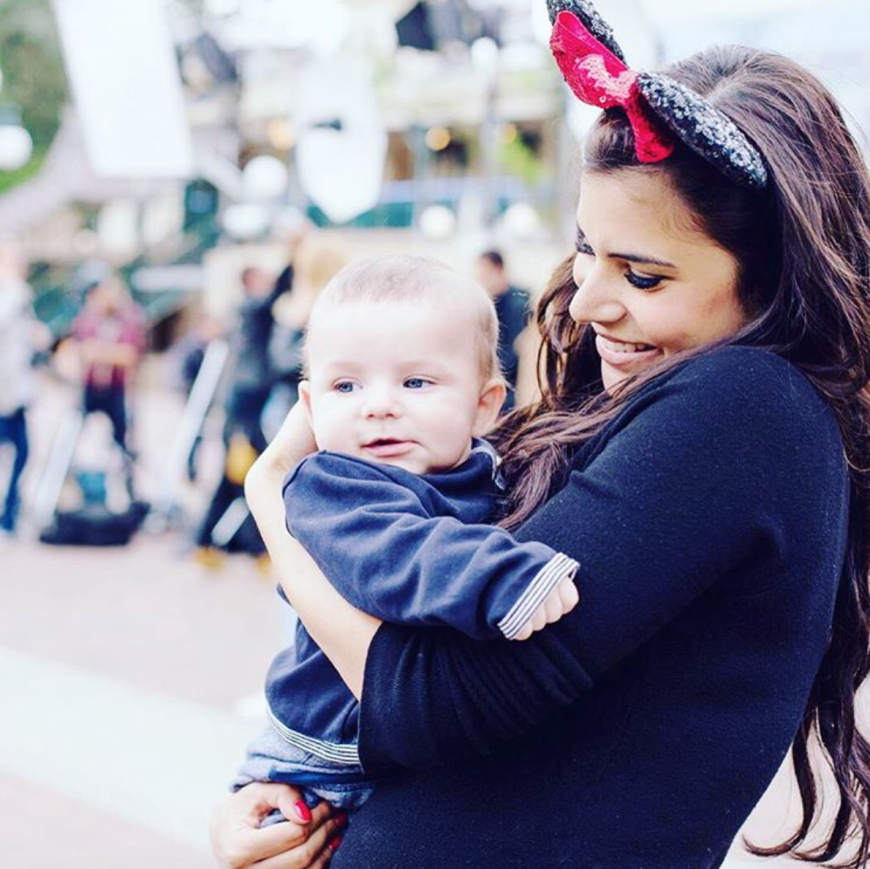 Tanja Tischewitsch teilt gerne mit ihren Fans intime Momente mit Baby Ben.