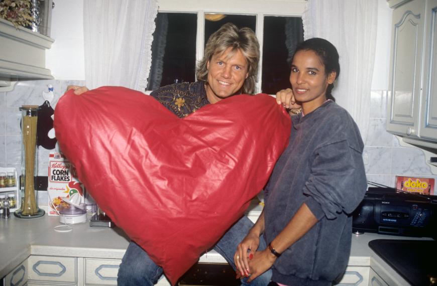 Es war einmal Liebe: Nadja abd el Farrag und Dieter Bohlen 1991.