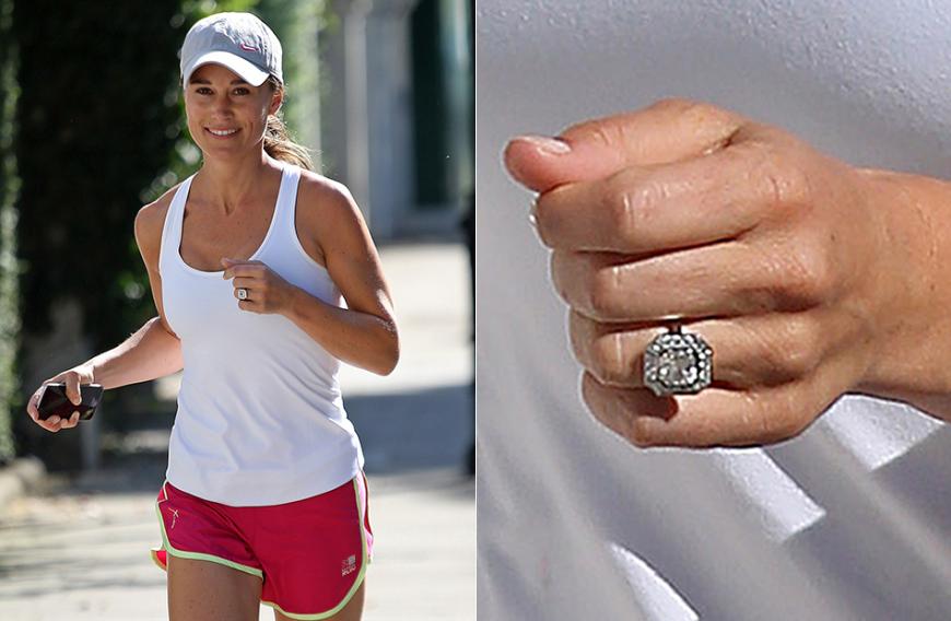 Herzogin Kates Schwester Pippa Middleton hat einen Antrag von ihrem Liebsten James Matthews bekommen. Ihren prächtigen Verlobungsring trägt sie jetzt auch beim Joggen.