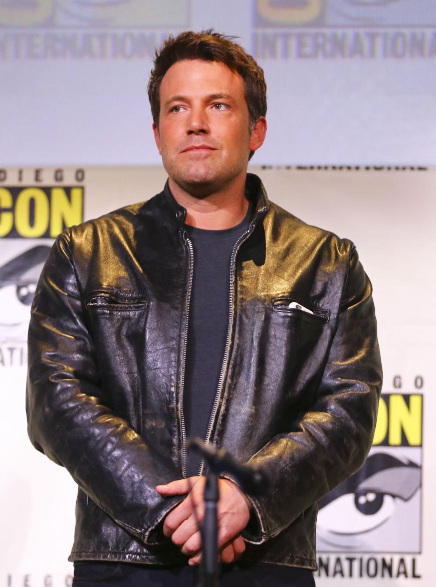 Auch Ben Affleck ließ sich in San Diego blicken, war aber scheinbar nicht ganz so gut drauf wie seine Kollegen.