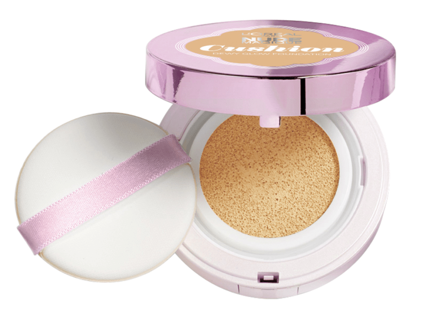 Durchfeuchtet den Teint: „Nude Magique Cushion“ von L’Oréal Paris, ca. 15 Euro