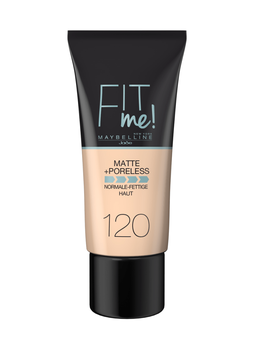 Mattiert: „Fit Me Matte + Poreless“ von Maybelline New York, ca. 7 Euro