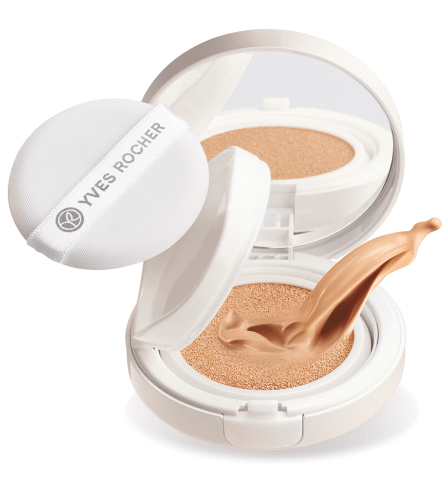 „Pure Light Fond de Teint Cushion“ von Yves Rocher, ohne Duftstoffe und Parabene, ca. 16 Euro