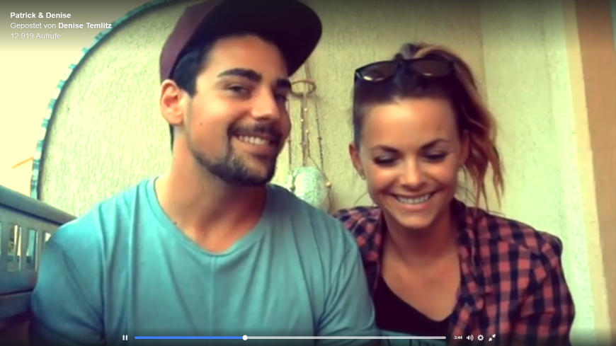 In einem Video für ihre Fans sprechen Patrick Cuninka und Denise Temlitz über Hochzeitspläne und Kinder.