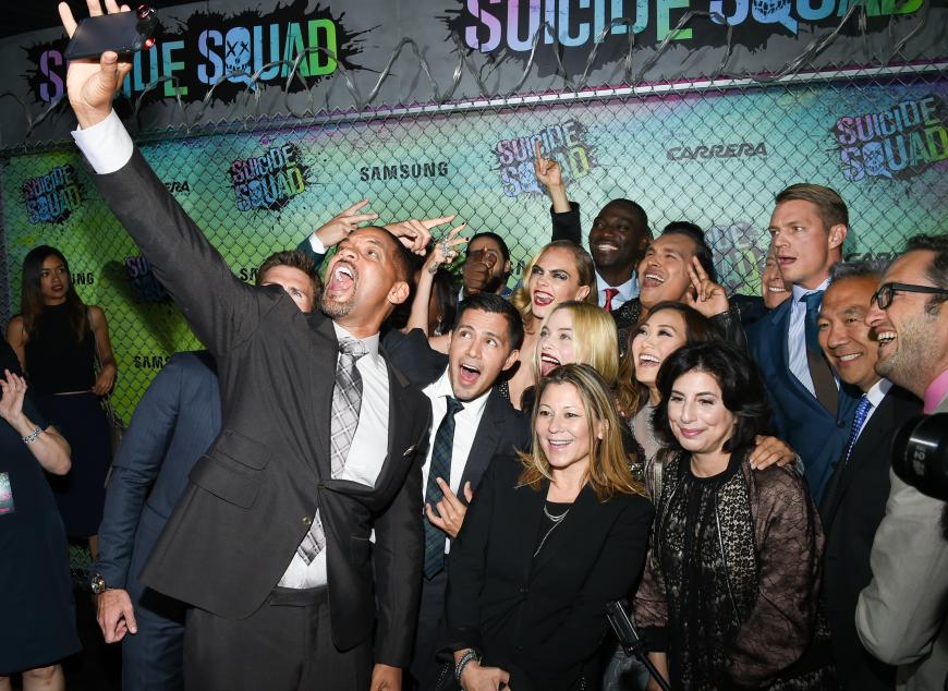 Smile! Will Smith macht ein Selfie mit den