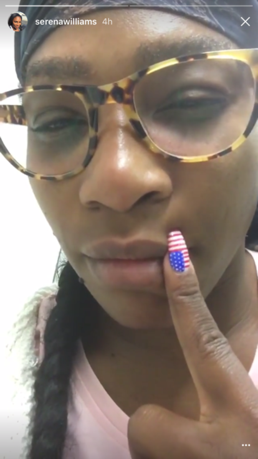 Tennis-Superstar Serena Williams zeigt ihre Amerika-Liebe via Instagram Stories
