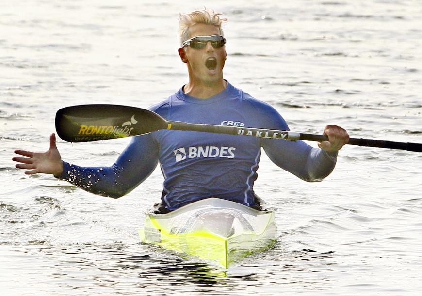 Fernando Fernandes tritt bei den Para-Olympics an. Er rudert für Brasilien.