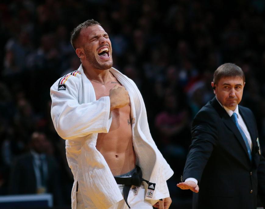 Der deutsche Judo-Sportler Karl-Richard Frey könnte bei uns gerne mal auf Nahkontakt gehen.