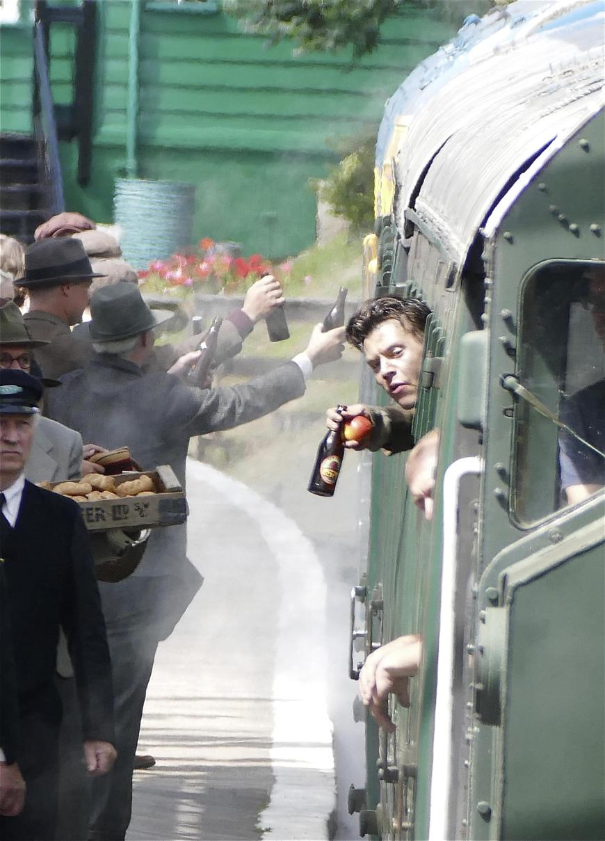 Harry Styles am Set von „Dunkirk