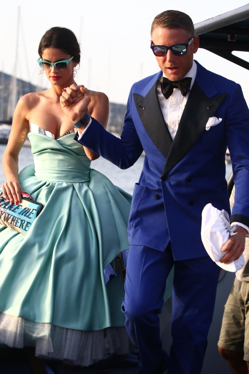 Traumpaar: Shermine Shahrivar und Lapo Elkann in St. Tropez