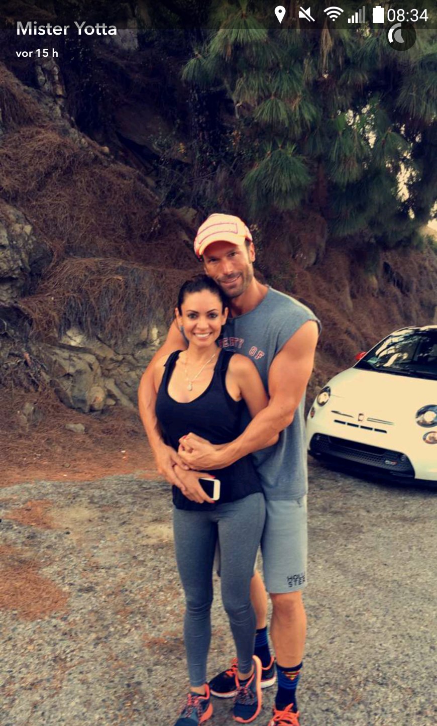 Auch auf Snapchat zeigt Bastian Yotta seine neue Liebe ganz offen.