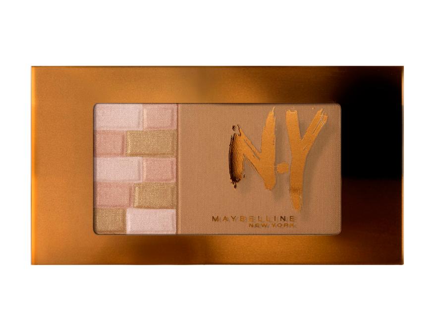Vereint Bronzer und Highlighter: „NY Bricks Bronzer“ von Maybelline New York, ca. 10 Euro