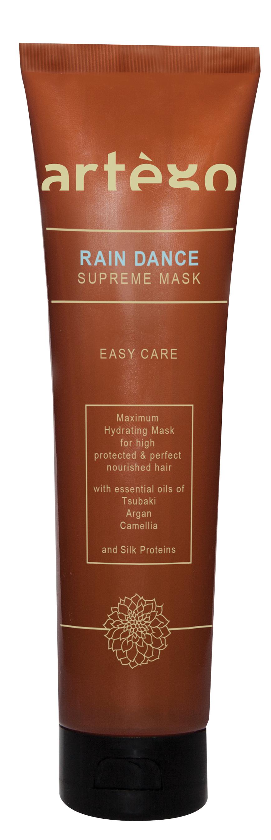 „Rain Dance Supreme Mask“ von Artègo, mit Argan-Öl, ca. 8 Euro, beim Friseur