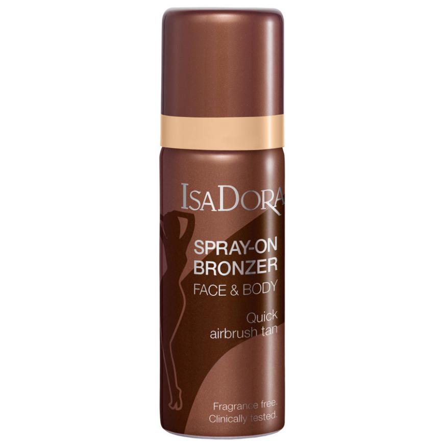 Airbrush System: „Spray-On Bronzer“ von Isadora, ca. 18 Euro, bei Douglas