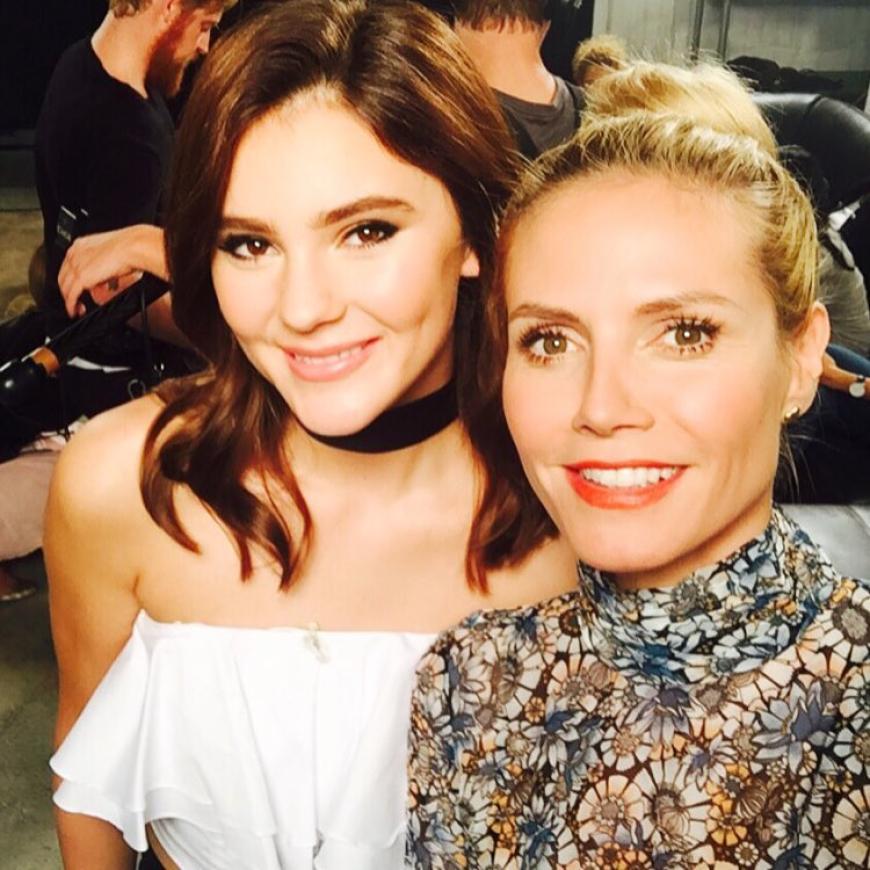 2014 wurde Stefanie Giesinger in Heidi Klums Castingshow